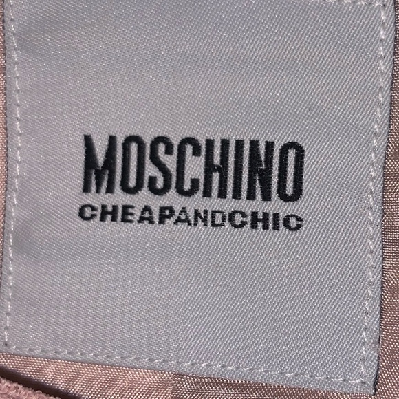 Moschino Cheap Chic Coral Ribbon SUIT Jacket Two Piece US 8 - Picture 7 of 9